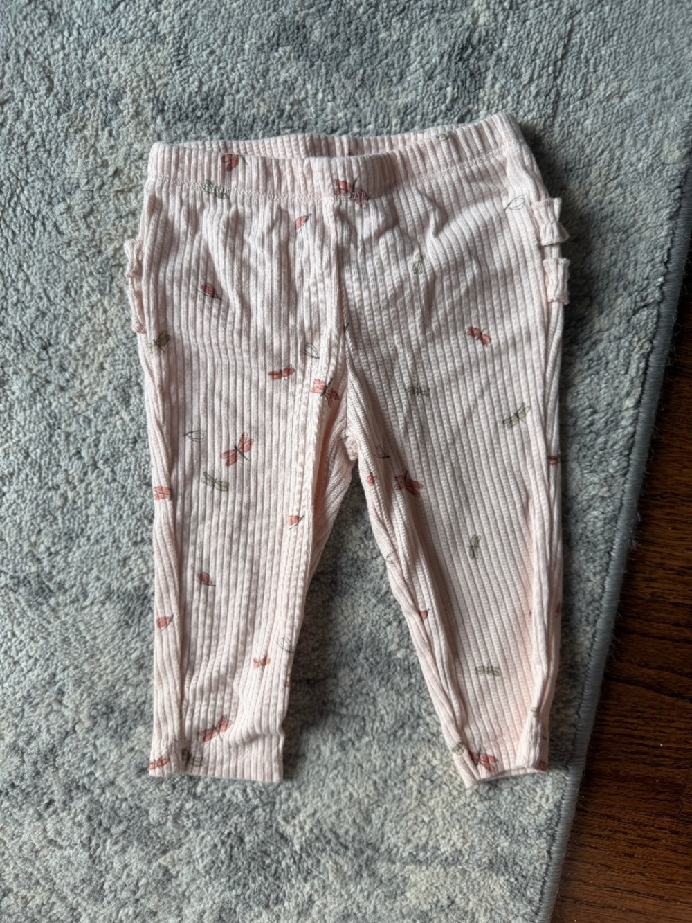 Carter's Baby Clothes - pink pants with frills in the back, 6 months
